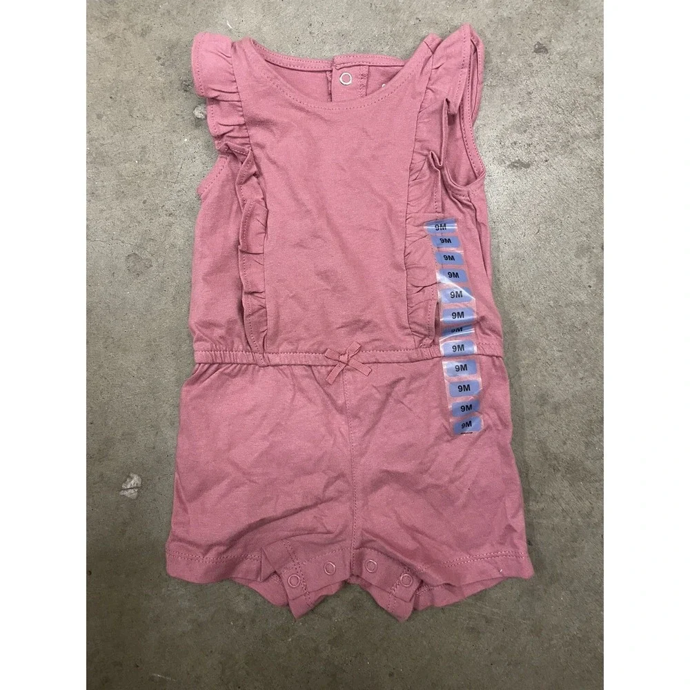 Carter's Baby Girl Pink Romper 6‎ Months
